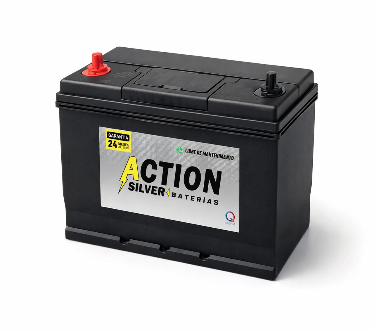 Batería Action Silver libre de mantenimiento para vehículo de uso diario