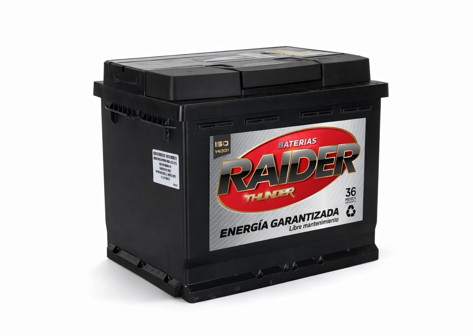 Batería Automotriz Raider Thunder – Energía Garantizada
